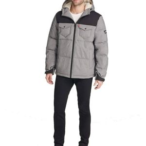 Men's Trucker Puffer Levi's XL coat NWT
